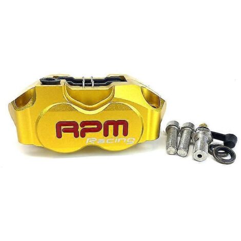 Étrier de frein universel RPM 82 mm pour moto Yamaha Aerox Nitro, pompe de frein RSZ Jog BWS Zuma 50 RR RSZ Turtle King Radiant - Or