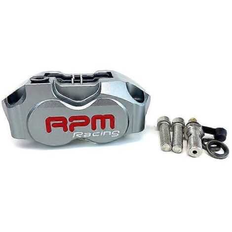 Étrier de frein universel RPM 82 mm pour moto Yamaha Aerox Nitro, pompe de frein RSZ Jog BWS Zuma 50 RR RSZ Turtle King Radiant - Titane