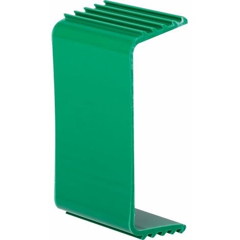 Ecolands – Etrier de fixation tube goulotte plastique rigide – Largeur 110 mm – Installation propre câbles et tuyaux – Accessoire professionnel