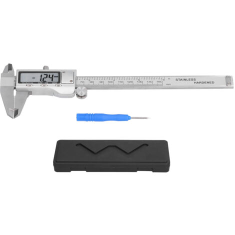 Étrier numérique en acier inoxydable, outil de mesure électronique ajustable 0‑150mm
