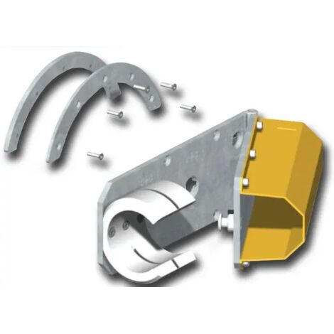 Etrier pour lisse dégondable avec chute de la lisse à l'ouverture totale CAME G028011