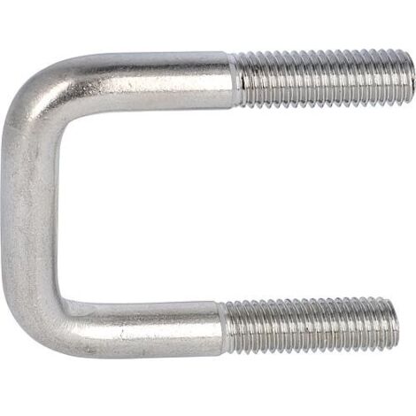 Étrier pour tube carré, sans écrous ni rondelles art. 3575 A4 A 102 tube ø 100/100 M 12 conditionnement : 10
