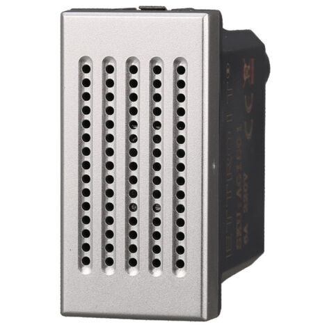 ETTROIT AG1501 Ronzatore 220V 1M 6A Colore Grigio serie moon Compatibile Con Bticino Axolute
