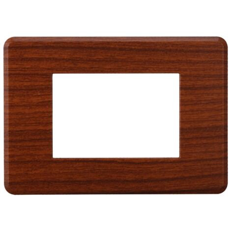 ETTROIT AN87303 Plaque fine 3P série Moon couleur bruyère compatible avec Bticino Axolute Air