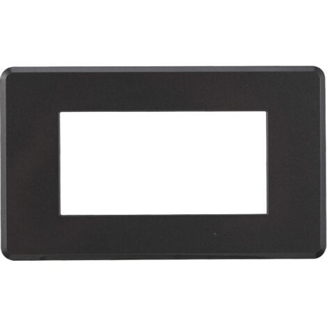ETTROIT AN87407 4P Slim Thin Plate Moon Series Couleur Acier Foncé Compatible avec Bticino Axolute Air
