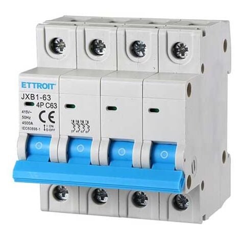 ETTROIT Sicherungsautomat 4P 63A 220V 380V Stotz-Schutzschalter