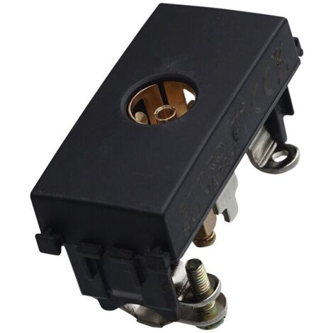 ETTROIT Connettore TV femmina colore nero, compatiblle VIMAR Arke - VA2251