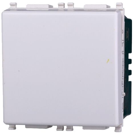 ETTROIT EV3202 Interruttore 2P 2M 16A Unipolare Colore Bianco Compatibile Con Vimar Plana