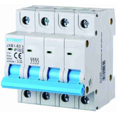 Disjoncteur Triphasé Schneider Electric - 32A - Courbe D - A9F75332 - Merlin Gerin