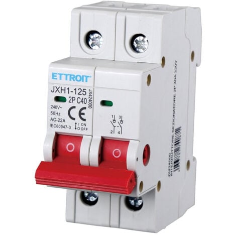 ETTROIT interrupteur-sectionneur 2P 40A 220V JX424000