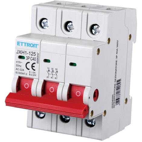 ETTROIT interrupteur-sectionneur 3P 40A 380V JX434000