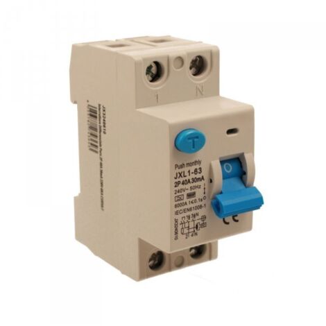 ETTROIT Interruttore Differenziale Puro 2P 40A 30mA 220V-6KA Curva F - JX3240610