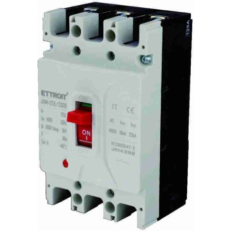 ETTROIT JX14398  JXM1 Interruttore Scatolato MCCB Magnetotermico 3P 125A 380V-22KA