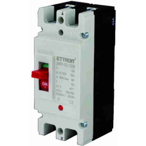 ETTROIT JX15263 MCCB Interruttore Scatolato Magnetotermico 2P 63A DC 500V-10KA