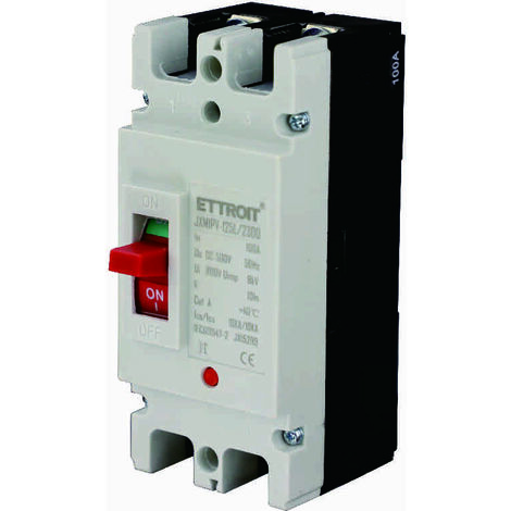 ETTROIT JX15299 MCCB MCB Kompaktleistungsschalter 2P 100A DC 500V-10KA