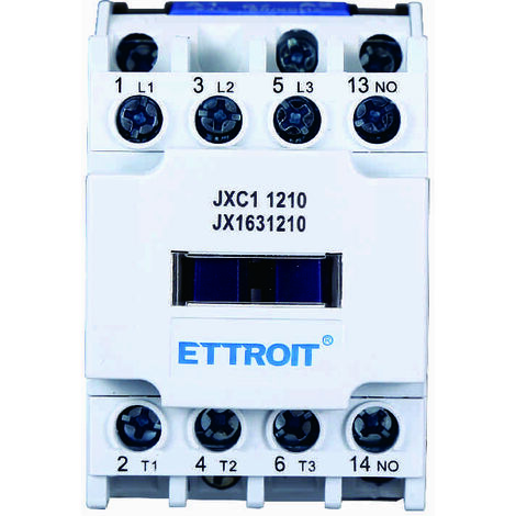 ETTROIT JX1631210 JXC1 Contattore trifase AC 24V 50/60Hz Bobina 3P 3 poli Normalmente aperto Ie 12A Ue 380V