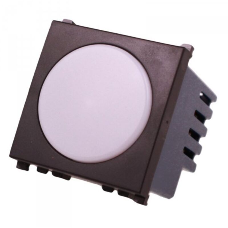 Lampada Led Luce Emergenza 2 Posti 220V 0.5W 80LM 6000K Autonomia 3 Ore Colore Nero Compatibile Con Vimar Arkè