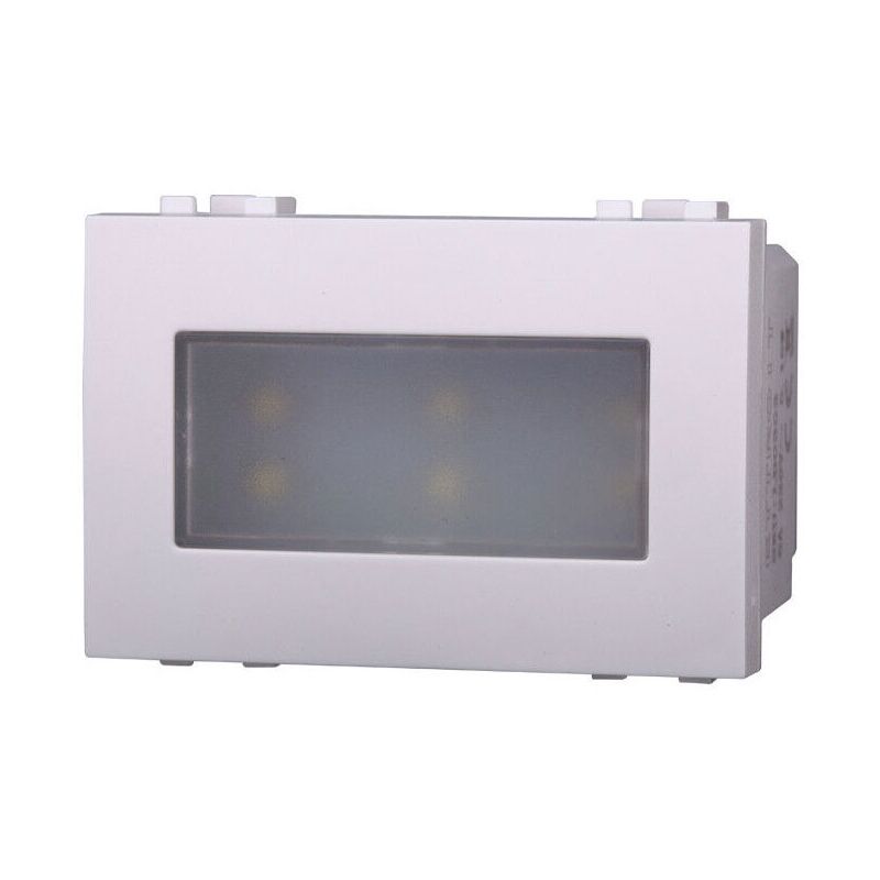 Image of Lampada segnapasso led compatibile con serie bticino matix modulo 3P -Calda