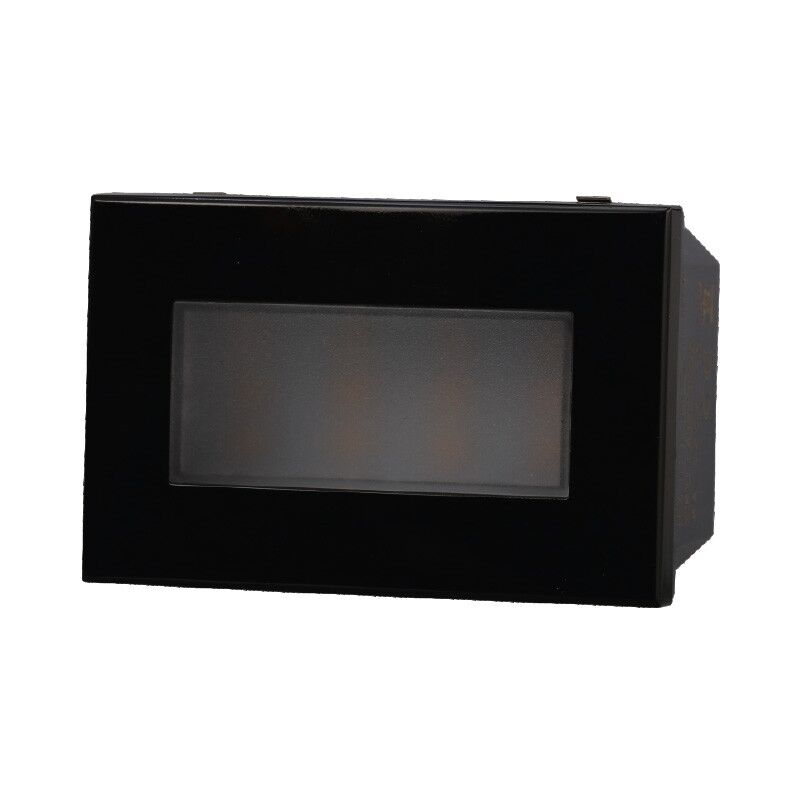 Image of Ettroit - Lampada led segnapasso 2.4W 220V luce bianco caldo 3000K da incasso compatibile Bticino Axolute colore nero AN0323