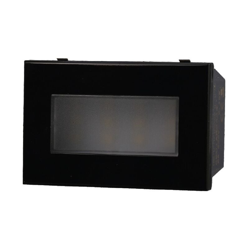 Image of Ettroit - AN0303 Lampada Led Segnapasso 3P 220V Nero 6000K Compatibile Con Bticino Axolute