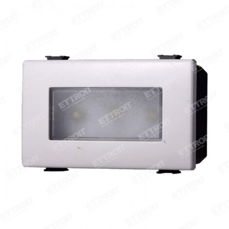 ETTROIT MT86306 Plaque Aluminium Série Solaire 3P Couleur Argent Compatible avec Bticino Matix
