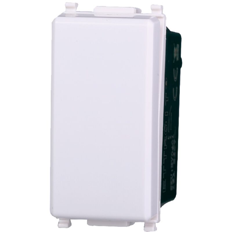 Modulo Pulsante Serie Starlight, Bianco, Compatibile Con Serie Vimar Plana Ettroit Ev1001