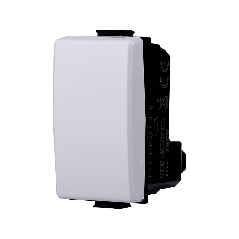 Modulo Pulsante Serie Solar, Bianco, Compatibile Con Serie Bticino ...