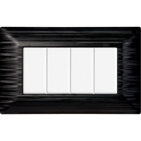 Ettroit Serie Solar Placca 504 4P Moduli Nero Satinato Compatibile Matix MT85414