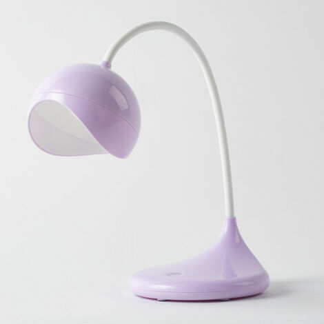 Étudiant bureau LED lampe de nuit rechargeable économie d'énergie Protection des yeux étude lampe de lecture violet