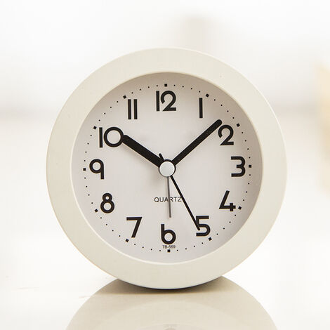 étudiant horloge pour enfants chevet silencieux horloge à quartz bureau petit ornement réveil pointeur horloge
