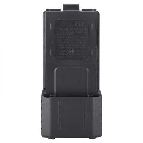 Étui à batterie portable en plastique long et noir pour BAOFENG UV-5R, UV-5RB, UV-5RE, UV-5Re