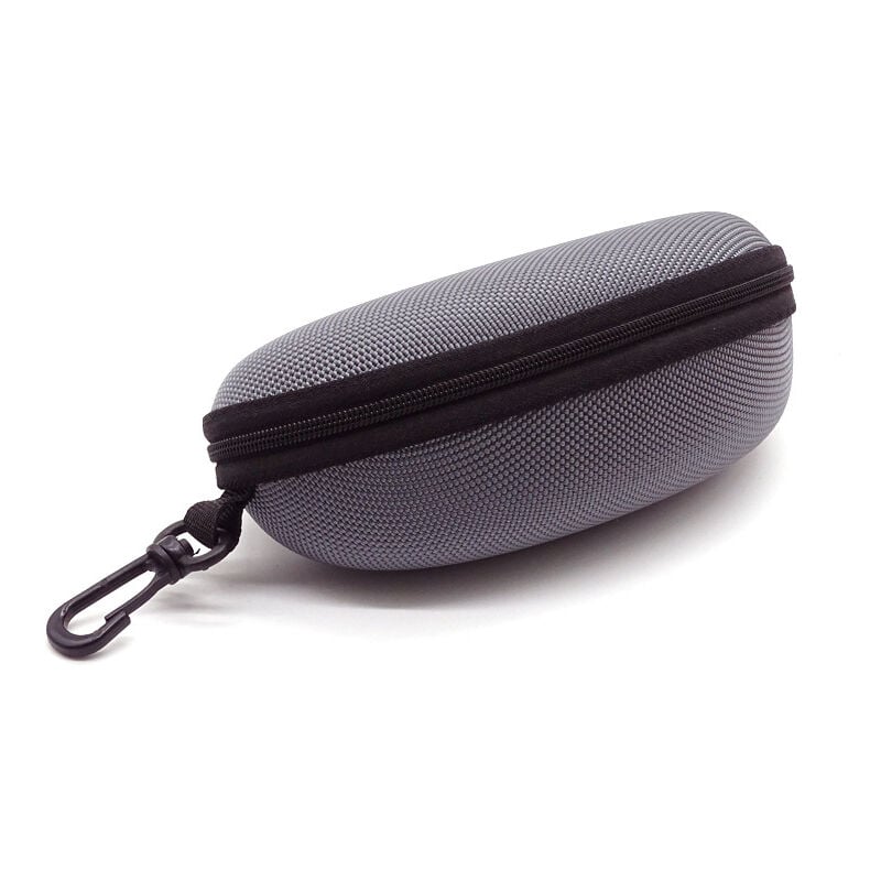 Tui à lunettes de soleil portable, protecteur de lunettes, étui à lunettes léger à fermeture éclair avec mousqueton