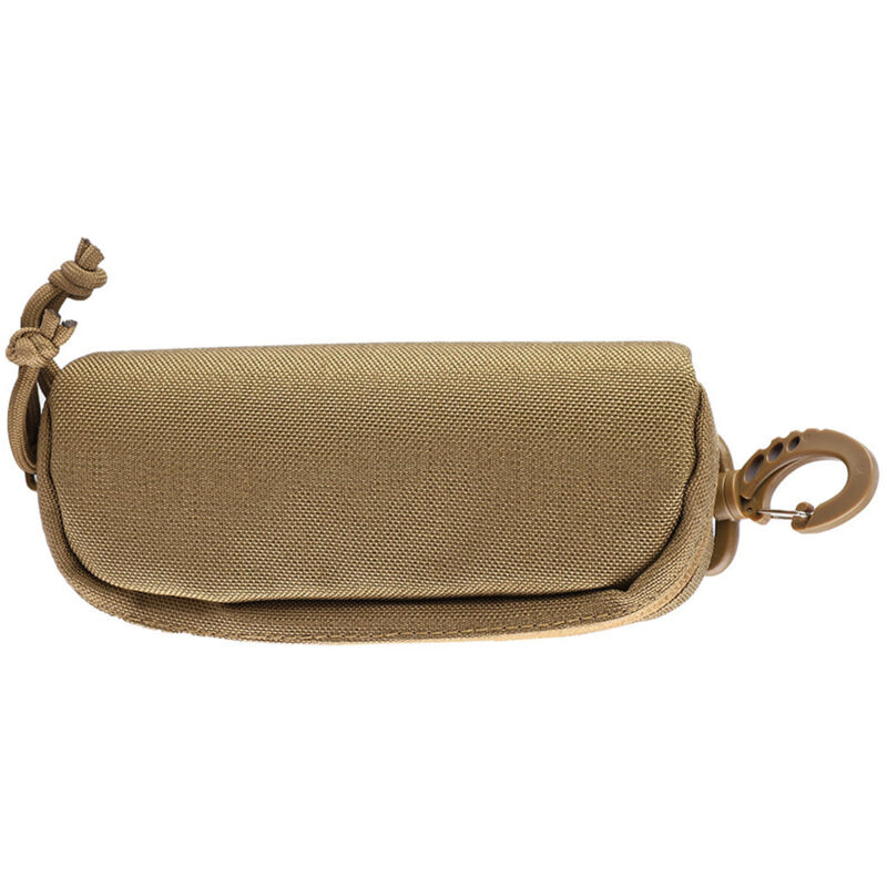 Étui à lunettes militaire portable et anti-choc, boîte de protection pour lunettes de soleil, sac compact extérieur kaki