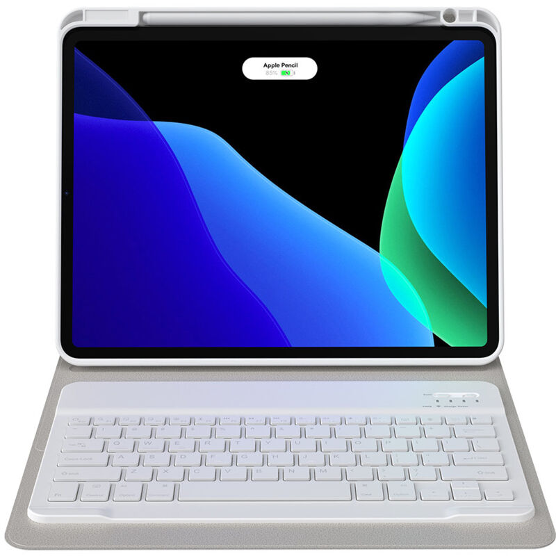 Étui avec clavier pour iPad Pro 11'' 2018-2021 Blanc brillant