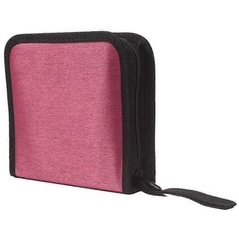 Étui CD en tissu mercerisé, pochette de rangement pour CD, fixation voiture, étui pour CD domestique