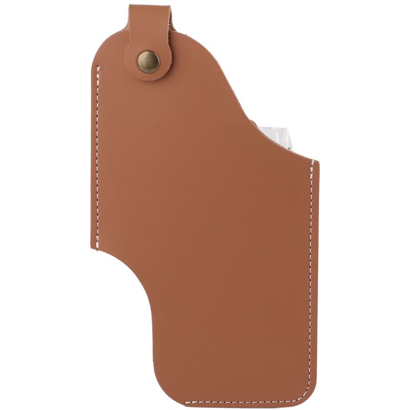 Étui ceinture cuir PU rétro pour téléphone, protection élégante et professionnelle, pochette mobile avec couverture pour ceinture marron L