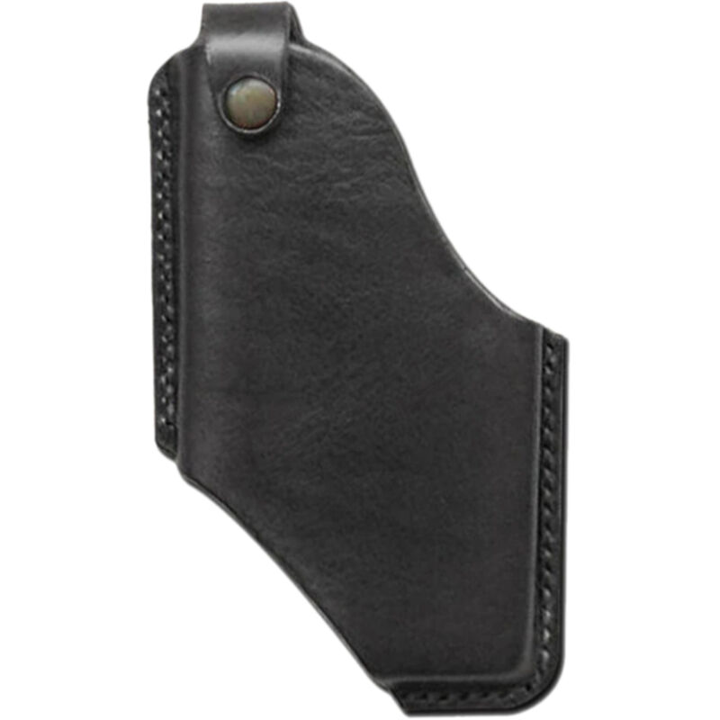 Étui ceinture cuir PU rétro professionnel, protection élégante pour téléphone portable, pochette de ceinture noire.