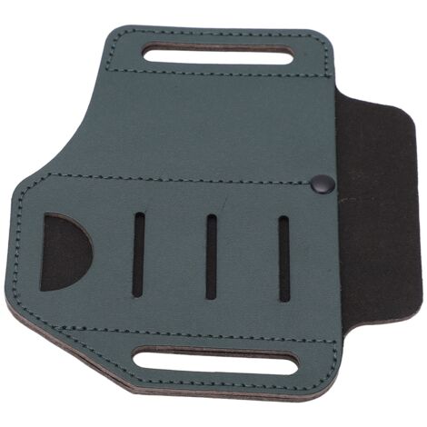 Étui Ceinture Multifonction en Cuir pour Couteau, Lampe Torche et Stylo, Porte-Outils EDC Pratique
