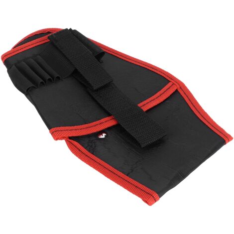 Étui ceinture multifonction pour outils électriques, sac de rangement pour perceuse portable (Rouge)