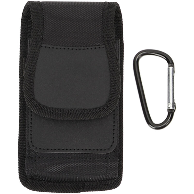 Étui ceinture téléphone avec fermeture Velcro et fente pour cartes, poche de transport taille 4,7 pouces pour hommes et femmes