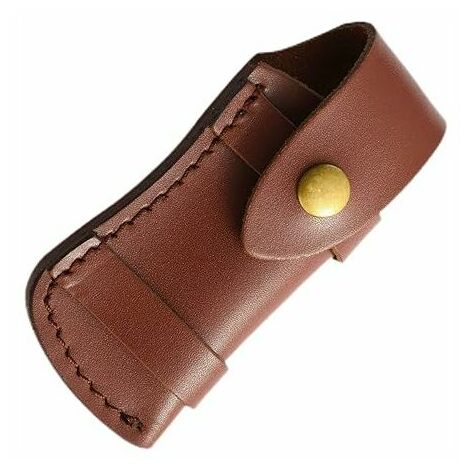 Etui Couteau Cuir, Etui Couteau Pliant, Gaine de Couteau Étui à Couteau de Poche en Cuir, pour Couteau de Poche