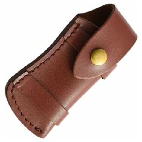 Etui Couteau Cuir, Etui Couteau Pliant, Gaine de Couteau Étui à Couteau de Poche en Cuir, pour Couteau de Poche
