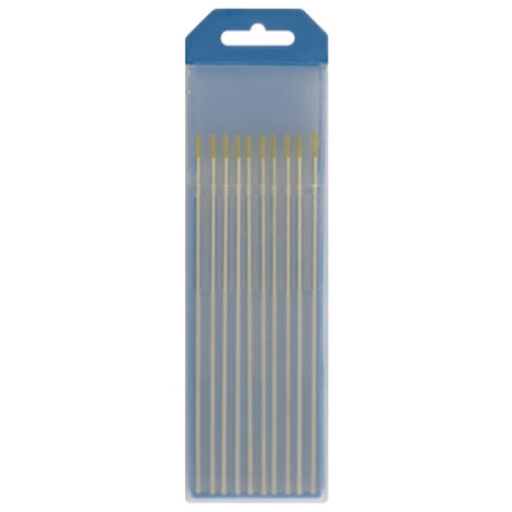10 Électrodes tungstène WL15 Ø 1,6mm GYS - or (AC/DC)