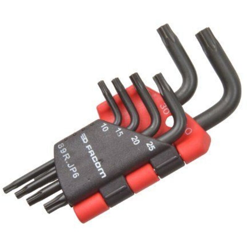 Etui de 6 clés mâles torx Facom 89RJP6 - Ce produit de marque Facom est neuf.