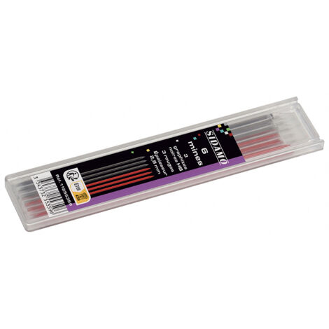 Etui de 6 mines pour tracer sur carrelage, céramique et verre SIDAMO - 11255359