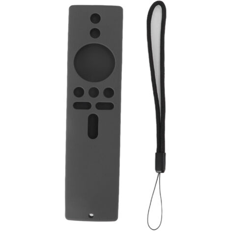 Étui de protection antidérapant en silicone pour télécommande Xiaomi Mi Box S et Xiaomi Mi TV Stick (gris)