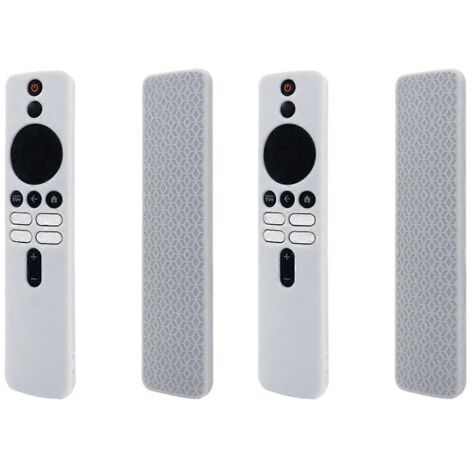 Étui de protection blanc pour télécommande de boîtier TV 4K 2e génération