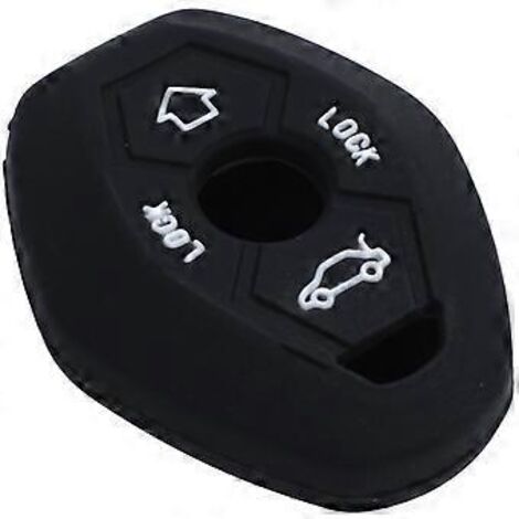 Étui de protection en silicone pour télécommande 3 boutons, compatible avec BMW E46, E39, E63, E36, E81X5, Z3 et Z4, noir.