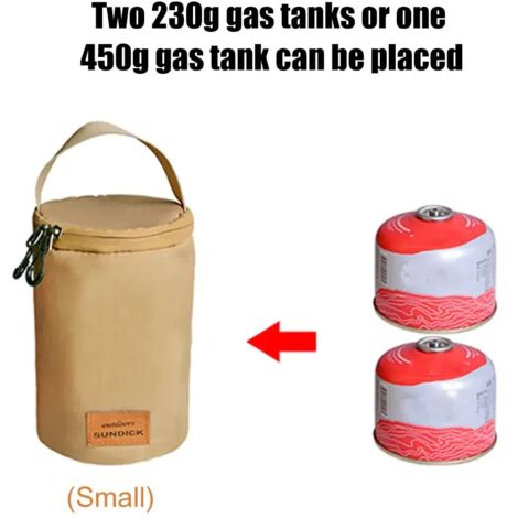 Étui de protection pour bouteille de gaz, sac de rangement pour bouteille de gaz de cuisson, housse de protection durable pour le camping en extérieur et les réchauds portables.