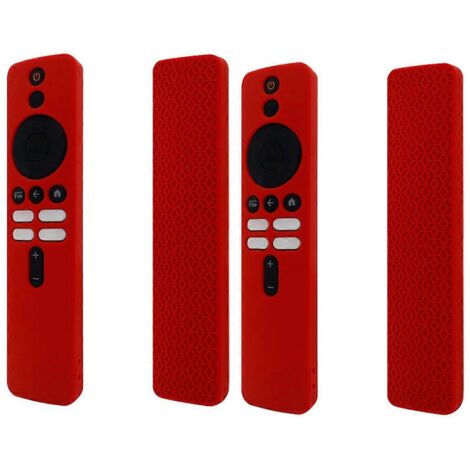 Étui de protection rouge pour télécommande de boîtier TV 4K 2e génération